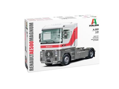 Italeri měřítko Renault AE500 Magnum Super Decal Plastikový model Kit IT3969 1/24 (Automobil)