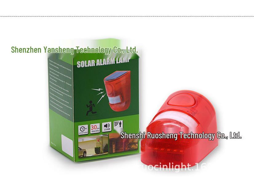 Solar-Powered Animal Repeller with Sound & Light