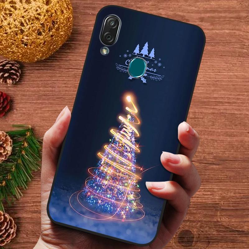 Christmas Painted Cover For ZTE Blade V10 Vita Case Soft Phone Cover For ZTE Blade A3 2019 L8 L9 L210 A51 A31 Lite A5 2020 Capa