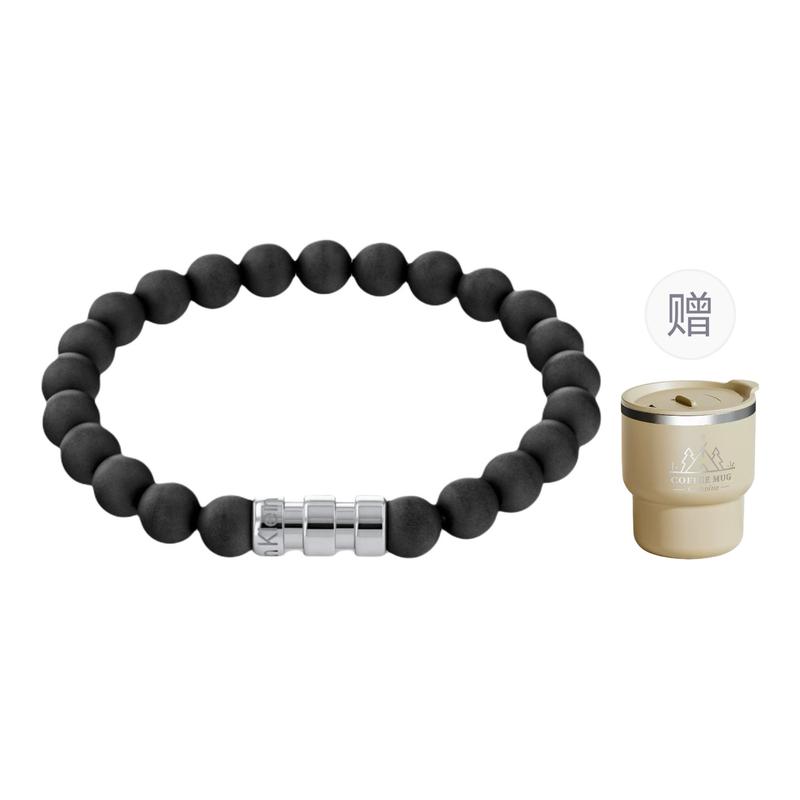 Calvin Klein Transfer Beads Series Stainless Steel Bracelet Men s 2764483 35000104-Steel/black F чёрный
