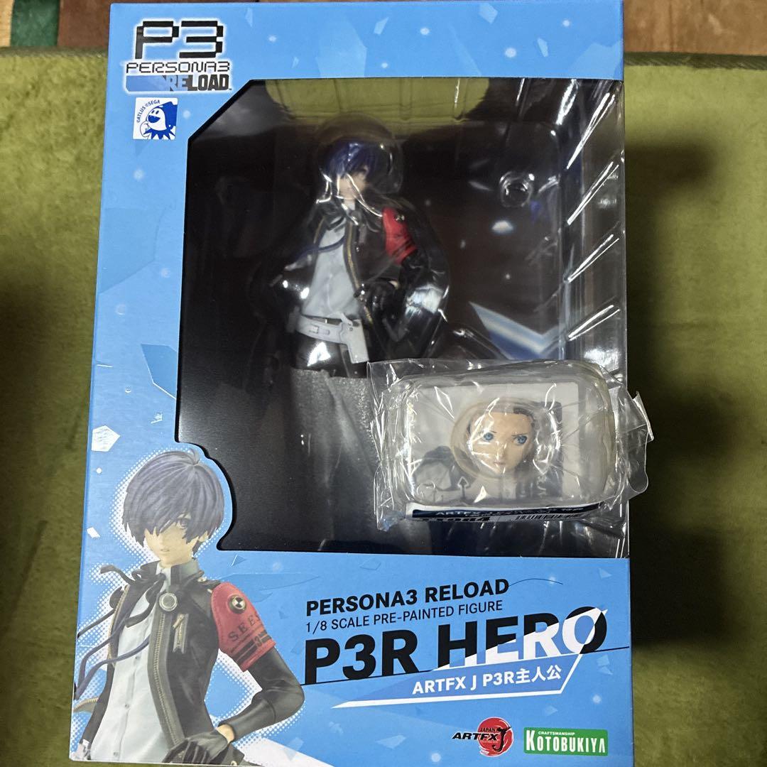 

[USED] Kotobukiya exclusive bonus: Interchangeable facial expression parts included. ARTFX J P3R protagonist