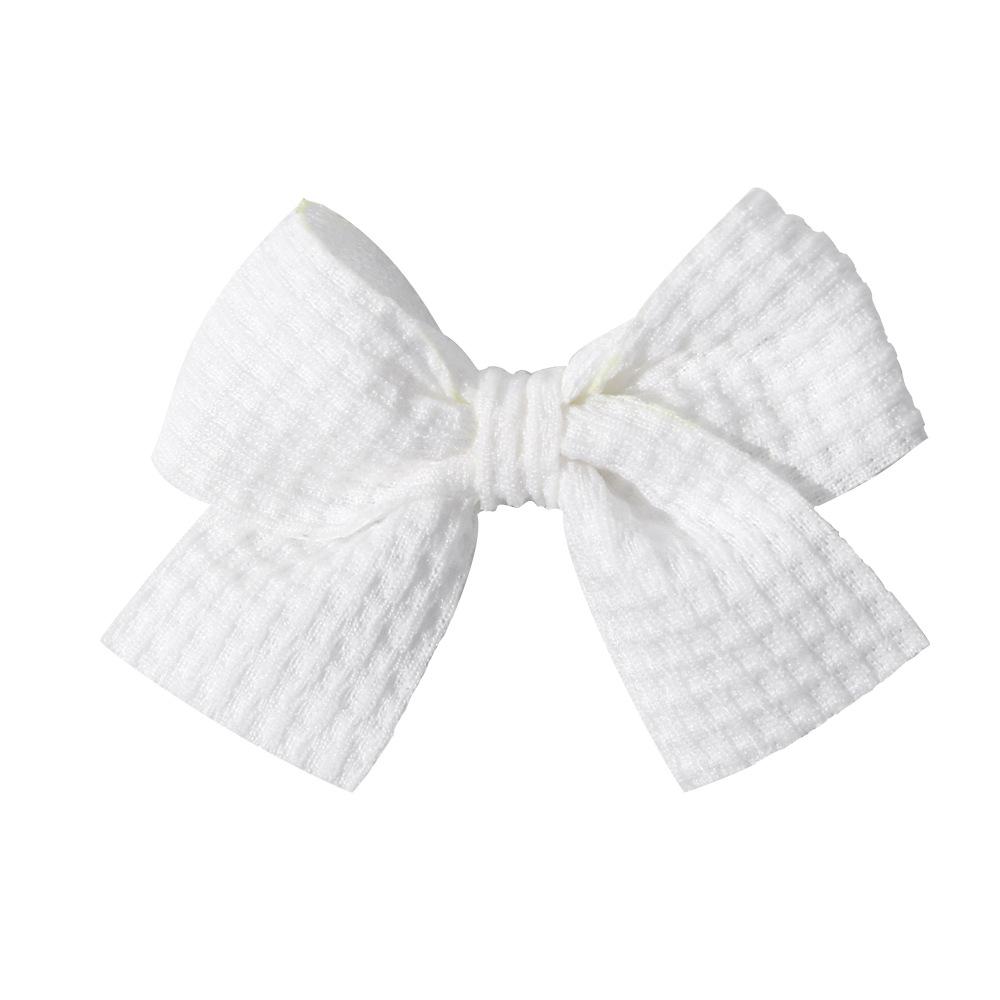 Popular Handmade Fabric Bow Hair Clips for Girls - Macaron Duckbill Style
