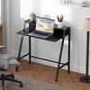 Writing Desk Computer Table Home Office PC Laptop Workstation Storage Shelf 84L x 45W cm Black