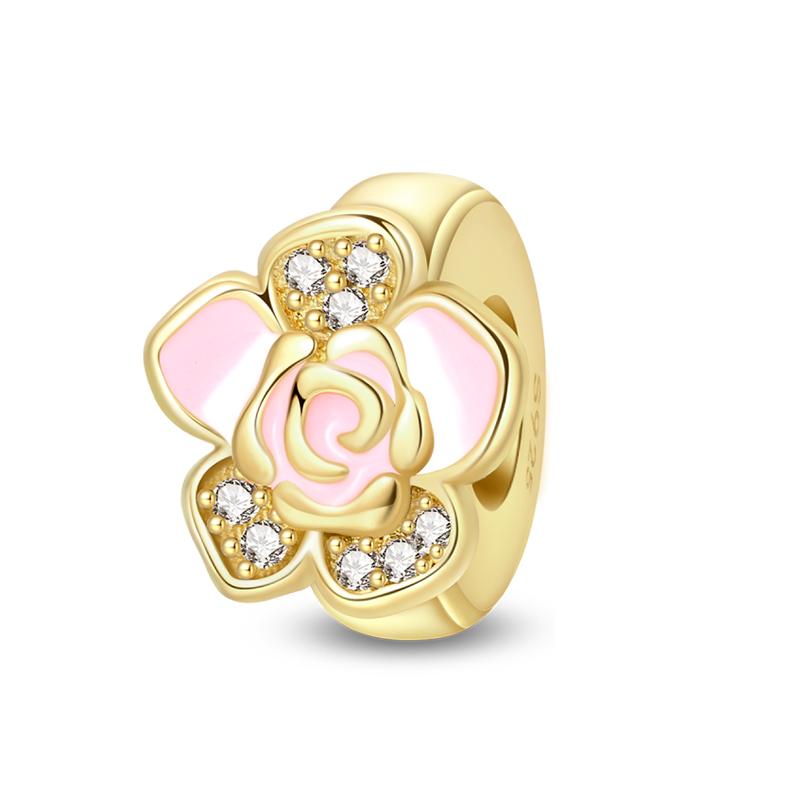 100% 925 Silver Rainbow Zircon Colorful Butterfly Dragon Shaped Silicone Stopper Charms Beads Fit DIY Bracelets Jewelry
