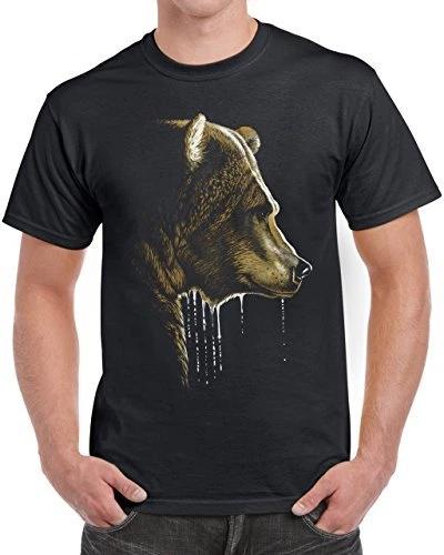Bear Hunter Hunting Season Wildlife Camping Womens or Mens Crewneck T Shirt Tee S