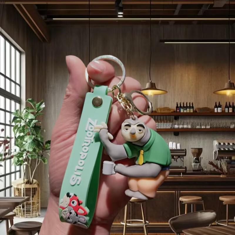 Zootopia Cartoon Keychain & Bag Charm