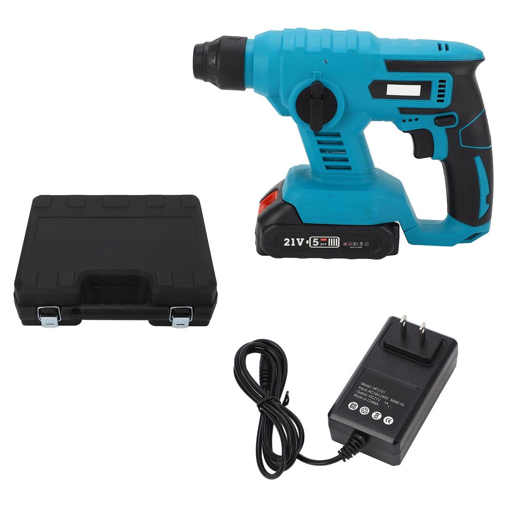 Cordless Power Drill Set Lithium Ion Electric Impact Hammer Driver Drill for Concrete Wood Metal