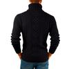 Men's  Fashion  Knitting  Pullover  Long Sleeves  Loose  Flip Collar  Sweater