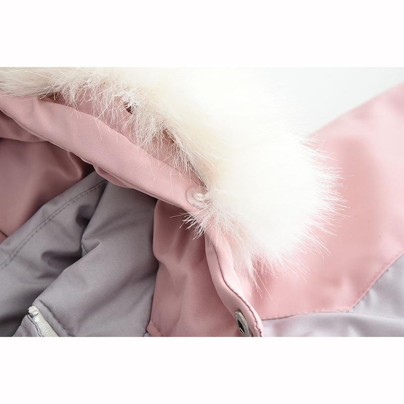 Baby Wintermantel Verdicken Baby Jumpsuit Warm Kinderjacke Wasserdicht Kinder Skianzug Kapuzen Baby Schneeanzug