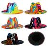 Dye Hat Tie Hip Hop Jazz Print Cap Sunshade Warmth Outdoor Gifts Breathable