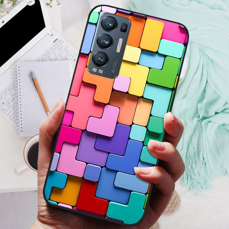 For OPPO Find X3 Neo Case Black Cover Lion Wolf Silicone Soft Back Cases For OPPO Find X3 Lite Phone Case Reno 5 Pro Plus 5G