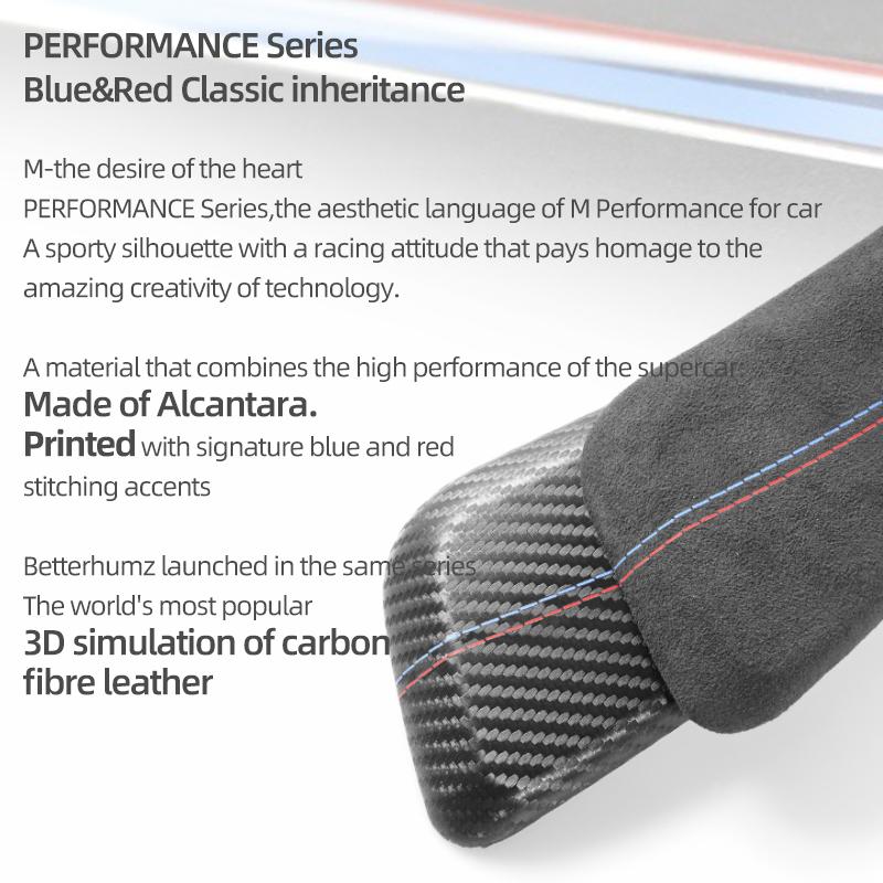 Made of Alcantara Wrap For BMW F20 Series 1 Car Interior Door Pull Handle Strip Armrest Panel Trim Covers Tuning Accessories