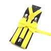 Men Kids Yellow Khaki Brown Suspender Bowtie Set Elastic Adjustable Y-Back Braces Straps Daily Father-Child Braces Accessory