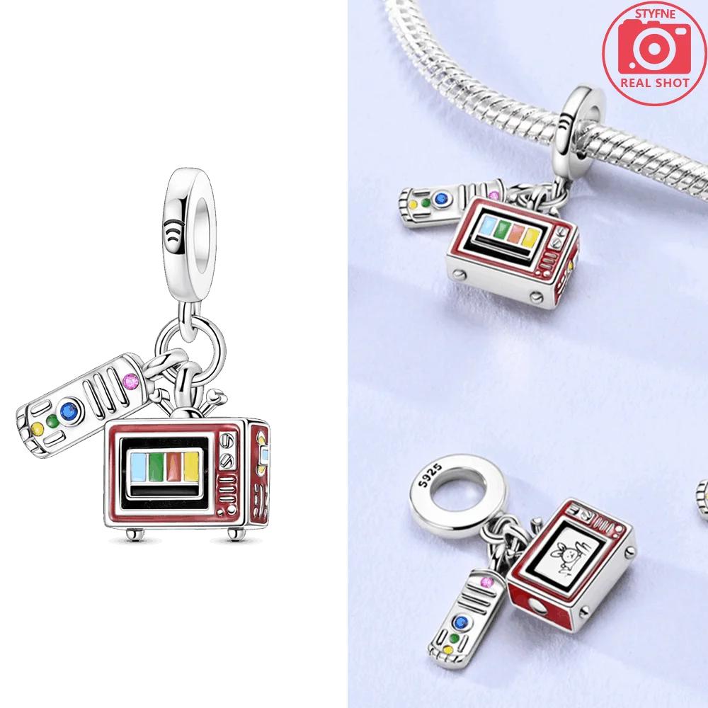 Original Charmscopper Creative Tv Remote Control Pendants Fit Charms Platabracelets For Women Jewelry Making Diy Gifts