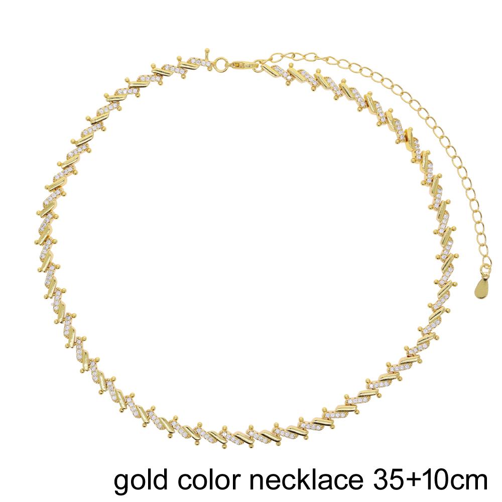 High Quality Iced Out Bling Sparking Clear Cubic Zirconia CZ Paved Star Starburst Charm Choker Necklace For Women