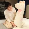 80/100 Cm Adorable Cartoon Animal Plush Pillow Soft Soothing Rabbit Fox Wolf Sleeping Pillow Kawaii Room Decor Nice Gift
