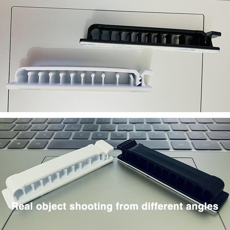 Multipurpose Self-Adhesive Buckle Nail-Free Cable Clips Plastic Cable Organizer Clips Winder Desktop Cord Management Cable Holde