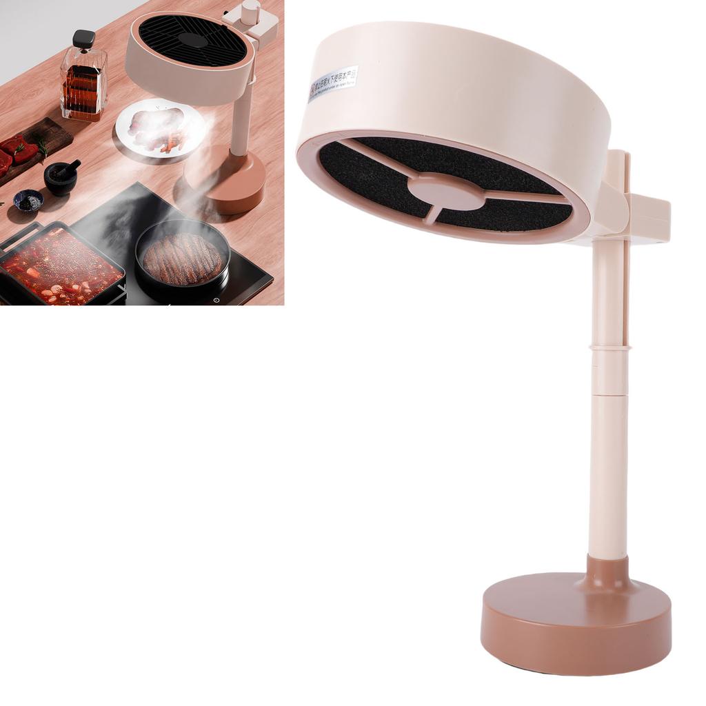 USB Electric Small Desktop Range Hood Portable Oil Smoking Extractor Low Noise for Dormitory Home