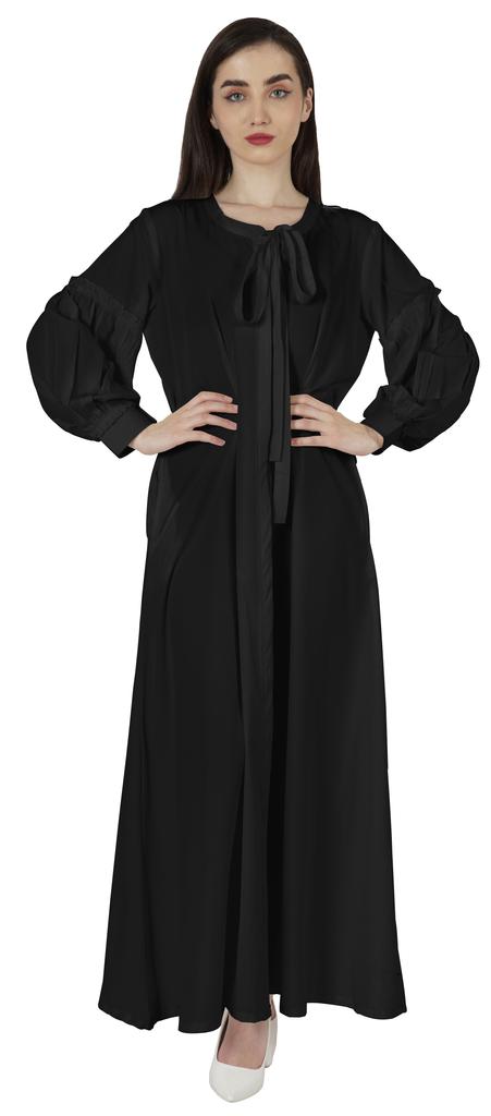 Bimba Women's  Abaya  Islamic Prayer Dress With  Hijab Scarf  Cuff On Sleeve  Muslim