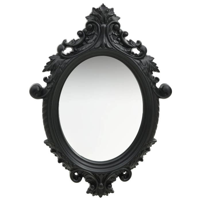 VidaXL Wall Mirror Chateau Style 56x76 Cm Black 320359