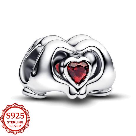New 925 Silver Olaf Minnie Cartoon Pendant Bead Charm for DIY Original European Bracelet Fashion Jewelry Gifts