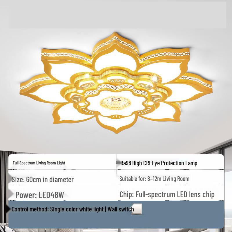 

Modern Gold Lotus Ceiling Light