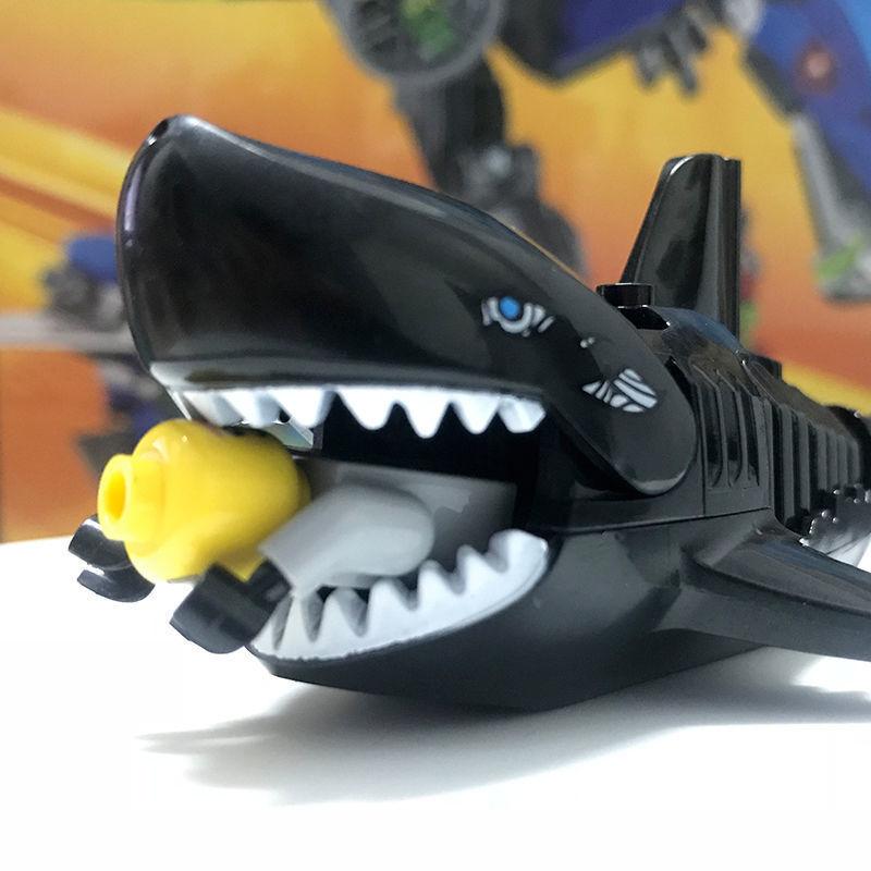 Big Shark Dwarf Boar Horned Sheep Mount Animal Armor Accessories Weapons Medieval Knight Figures Building Blocks Children Toys