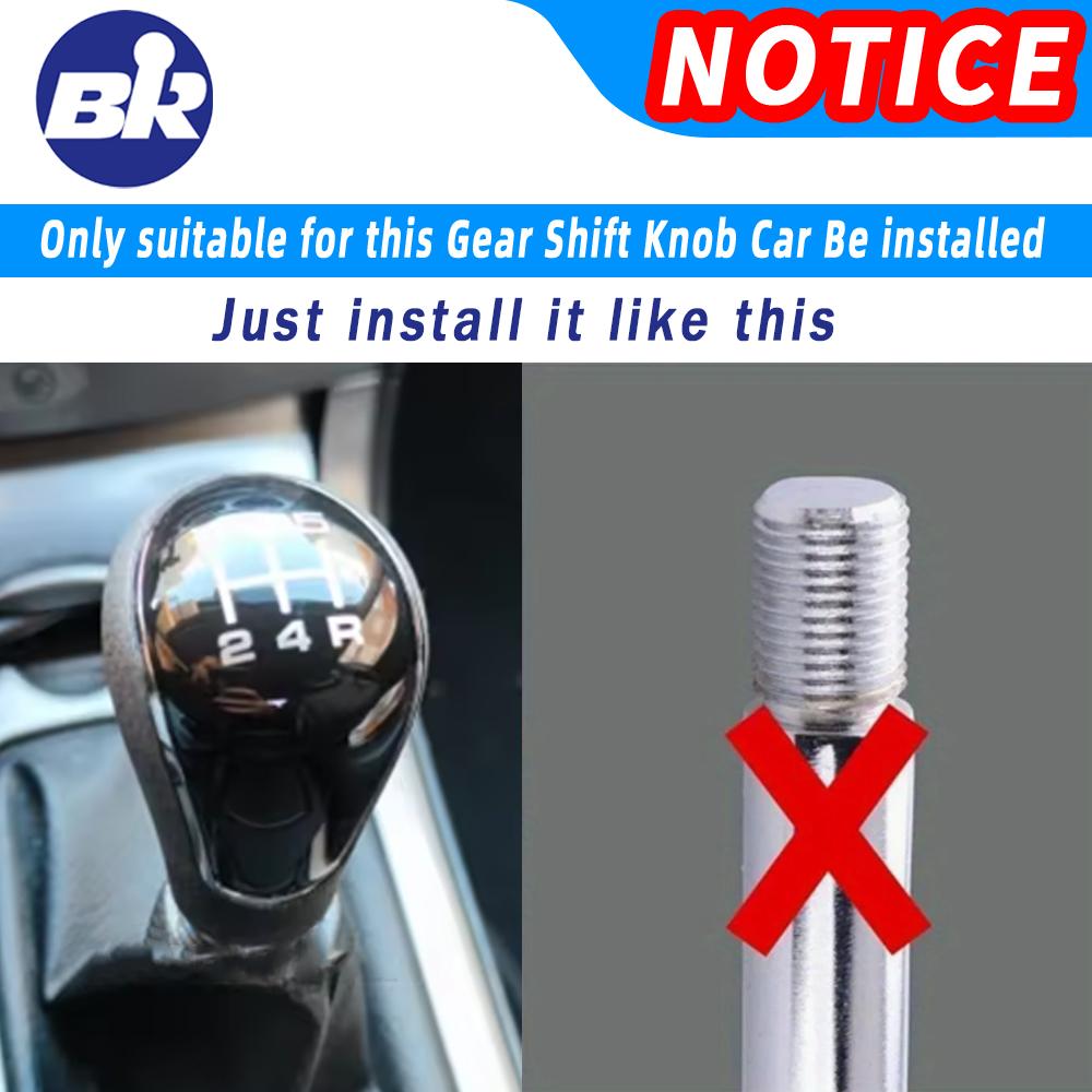 High-quality Car 5/6 Speed Manual Transmission For Mazda 2/3/323/6/3 BK 2006-2012 Gear Shift Handle ABS Lever Gear Shift Knob