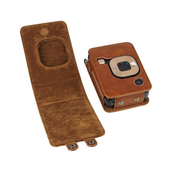 Storage Bag Wear-resistant Dust-proof Camera Storage Case with Shoulder Strap for Fujifilm-Insta Mini Liplay