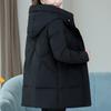 Middle Age Women's Down Coats Winter Vintage Parkas Plus Size Elegant Loose Thick Warm Puffer Jackets Woman Outerwears