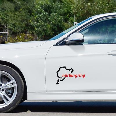 Nurburgring samochód bagażnik samochodowy zderzak dekoracja okienna stylizacja naklejki naklejki
