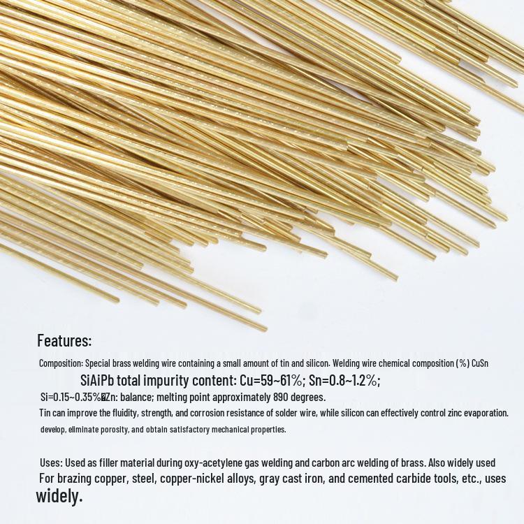 Pręty spawalnicze z miedzi fosforowej i srebra do rur miedzianych w chłodnictwie i klimatyzacji