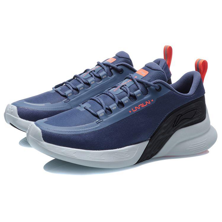 Li Ning Cfr Shock Absorption Rebound Low Top Sports Shoes Unisex Sneakers Blue Black ARHQ221-3