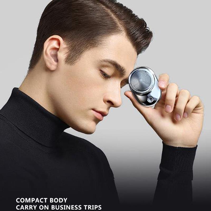 Electric Shaver Portable Razor Travel Attire Wet And Dry Men Usb Rechargeable Shaver Charging Simple Washable Father'S Day Gift