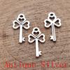 Classic Key Shaped Charms Pendant For Bracelet Necklace Jewelry Making Craft Findings