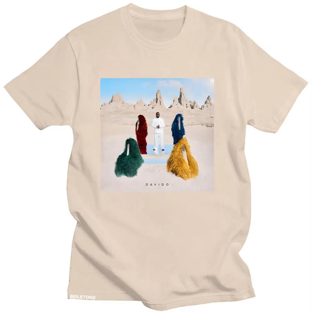 

2026 SpringSummer 5ive Album Davido New Aesthetic Unisexs and Womens Pure Cotton Printed Premium Casual Wear XL