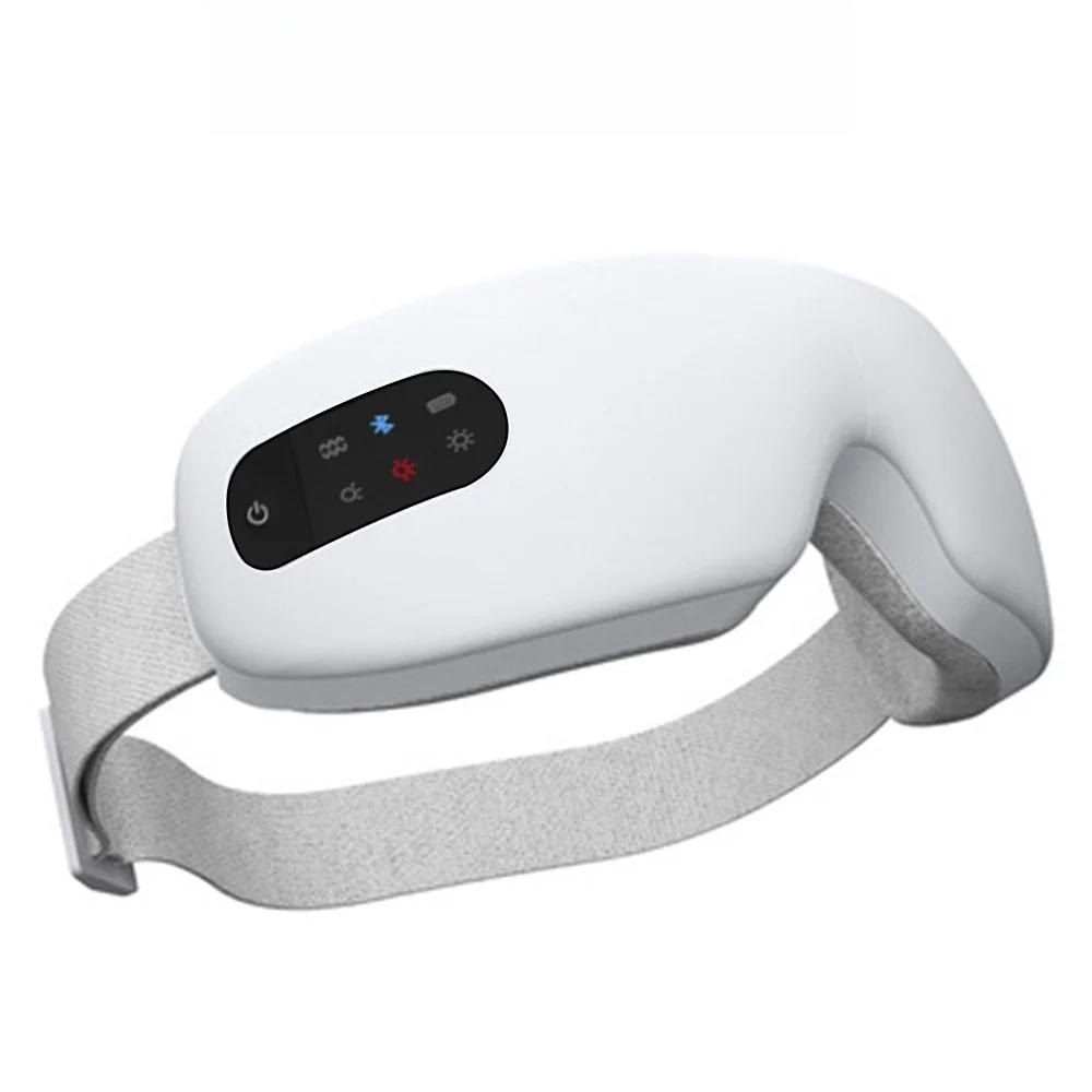 4D Smart Eye Massager Wireless Vibration Eye Care Instrument Hot Compress Bluetooth Eye Massage Glasses Fatigue Pouch Wrinkle