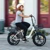 Vitilan U7 Electric Bicycle For Adult 750W Motor Shimano 7 Speed Gear  Ebike 48V20Ah Battery  E-bike 20*4.0 Inch Fat Tires City Commuter Electric Bike