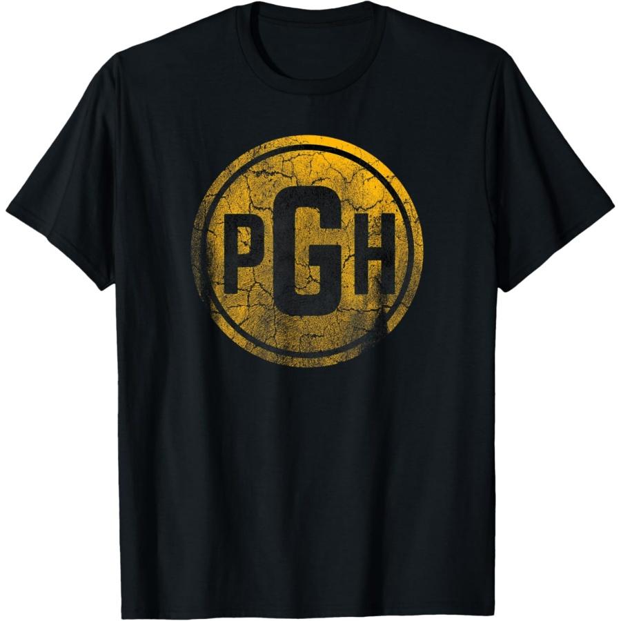 Винтажная футболка Pittsburgh PGH Steel City Pride XXXXXL чёрный