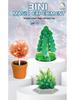 Xueyou Ma Blooming Crystal Christmas Tree - Magic Growing Kit for Science Lovers