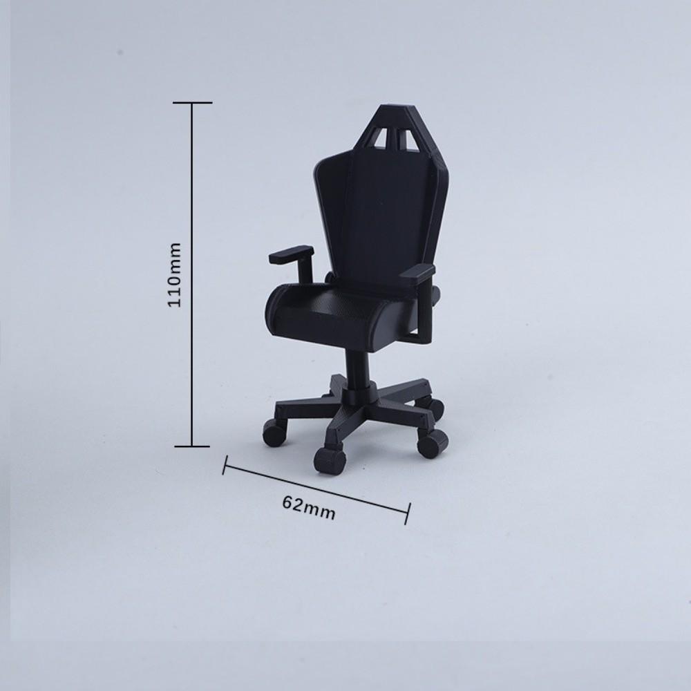 1/12 Dollhouse Study Room Computer 10 Styles Plastic Esports Games Computer Micro Scene Props Desk Chair Set Furniture Decor