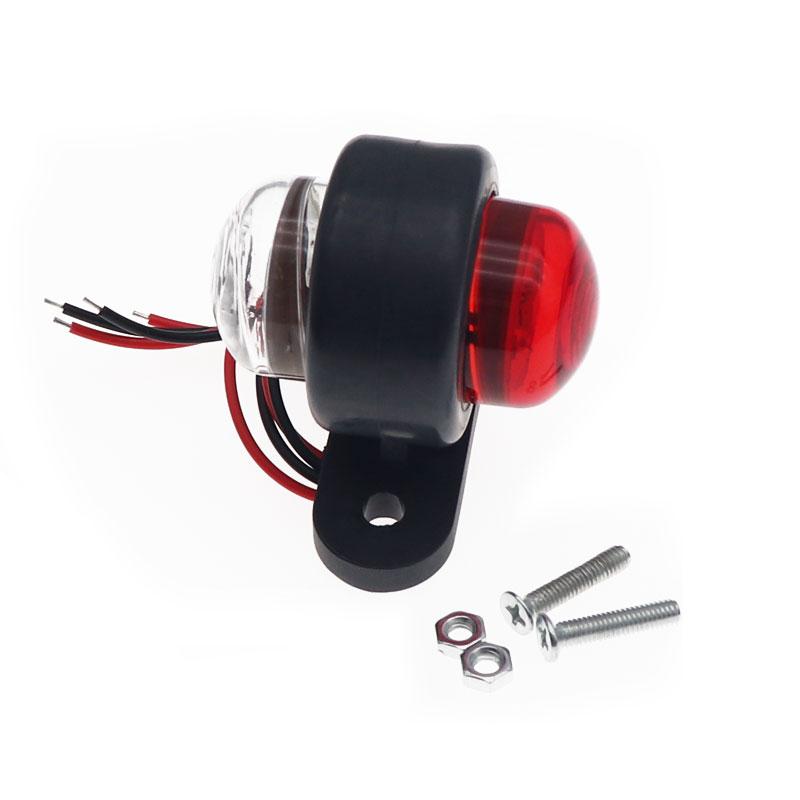 2Pcs 12V/24V LED Side Marker Light Truck Light Indicator Trailer Lorry Lamps Van Caravans Safety Warning Light Turn Signal Lamp