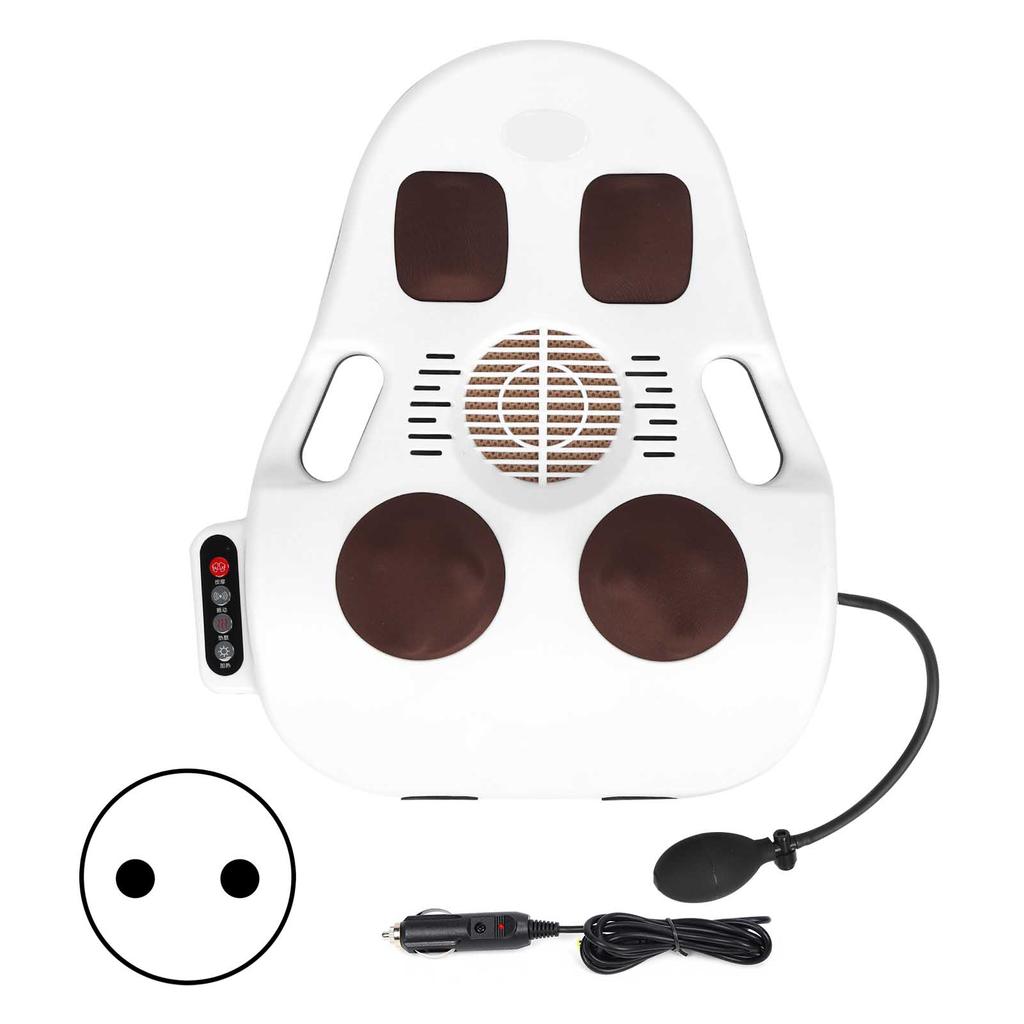 Body Massage Cushion Home Electric Kneading Heating Vibrating Massage Cushion 100‑240VEU Plug