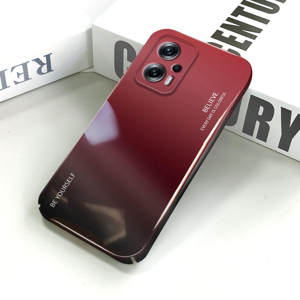 All-inclusive Film Phone Case Cartoon Pattern Design Hard Shell Full Cover Camera Shockproof Protection Case