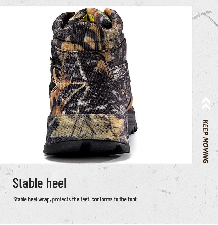 Men's Camouflage Combat & Hiking Tactical Boots for Outdoor and Mountain Climbing