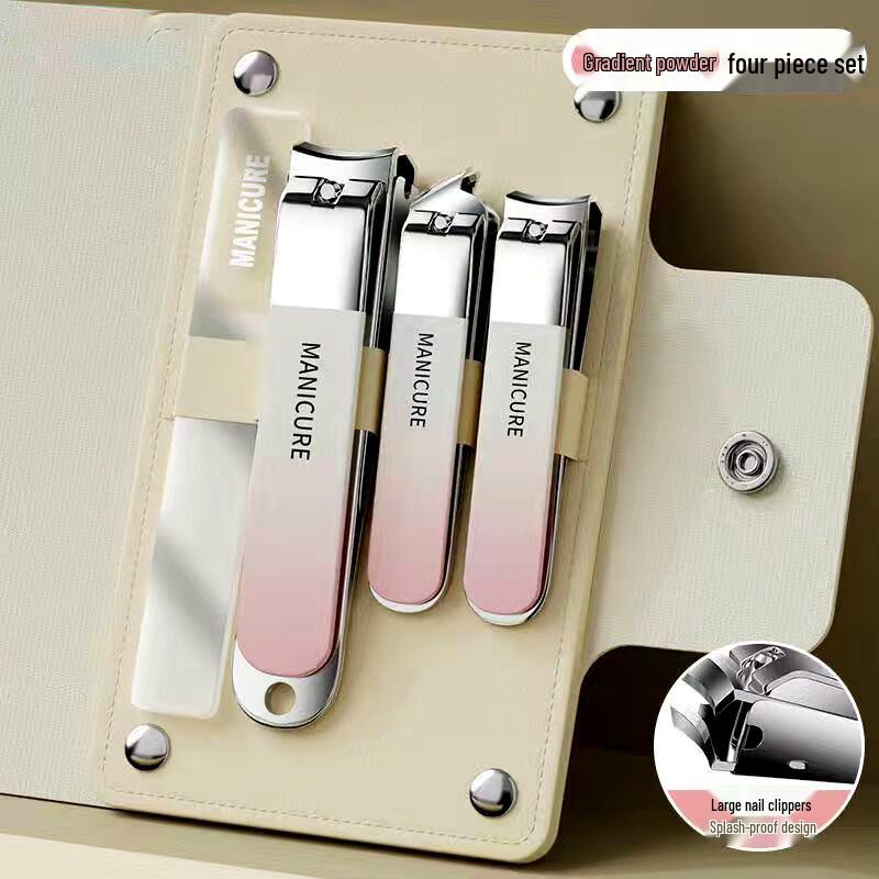 High-End Stainless Steel Nail Clippers & Pedicure Set for Adults