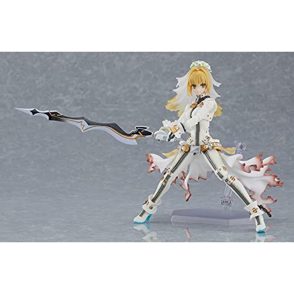 Figma FateGrand Order SaberNero Claudius [Mireasă] Figurină mobilă pictată din plastic fără scară