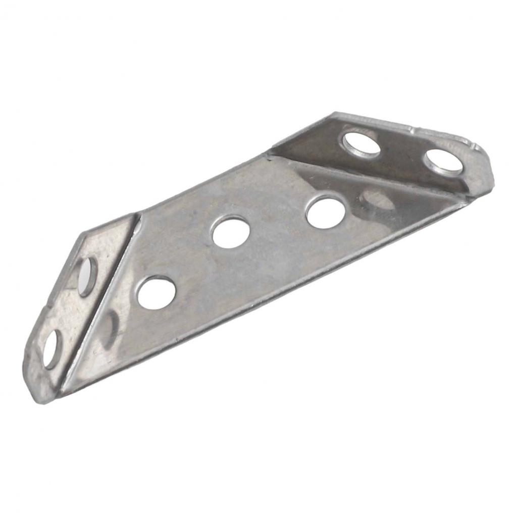 Elegant Stainless Steel Support Brackets for Cabinets and Chairs Set of 10