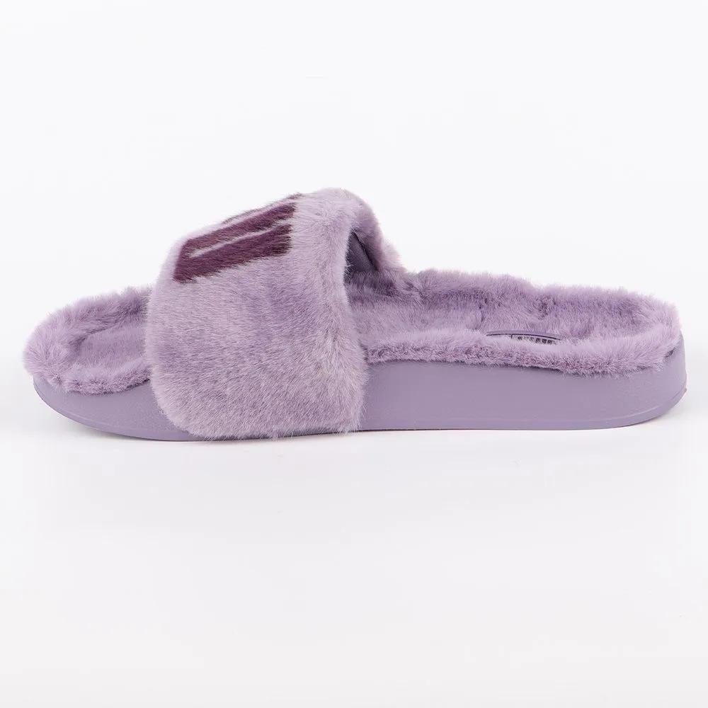 Puma Lead Cat 2.0 Fuzz WNS Slippers 38731316 Fur Slippers Fur Shoes Winter Warm Shoes for Indoors and Outdoors