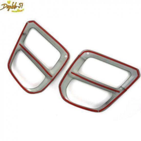 Glossy Black Front Fog Lamp Light Cover Frame Trim For Subaru Forester -22
